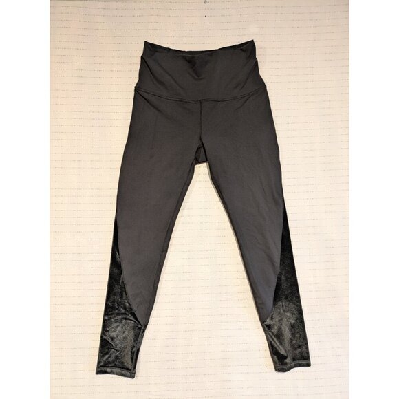 Calia Carrie Underwood Limited Edition Black Onyx Velvet Pieced Leggings Small - Picture 1 of 9